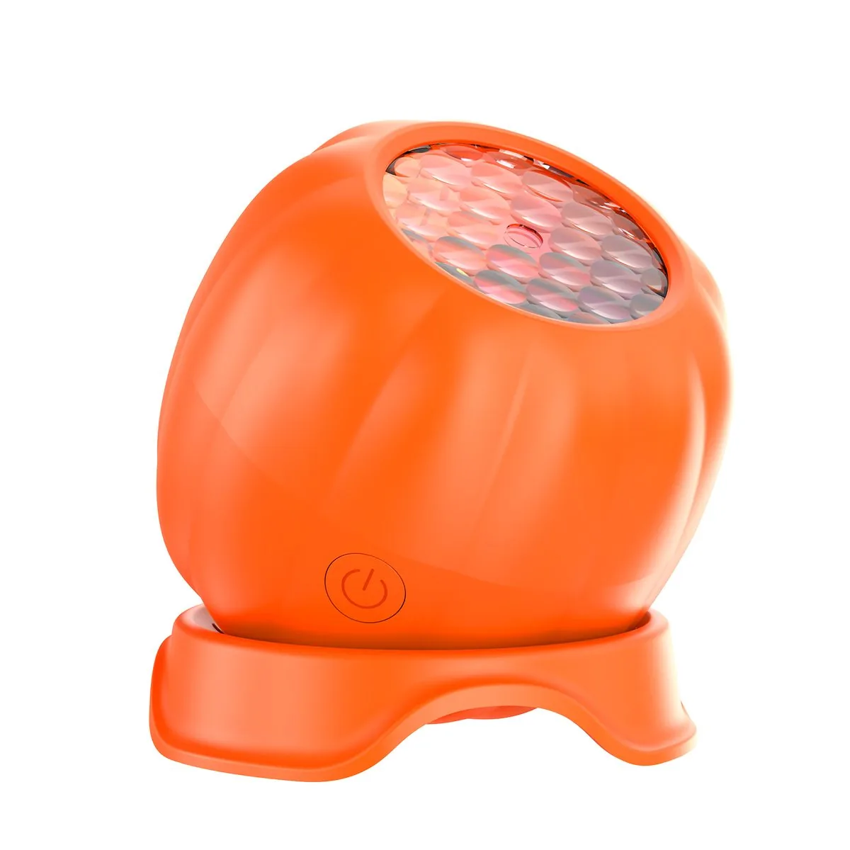 ZSYZDL Halloween pumpkin projection light, white pumpkin body with interchangeable theme disc